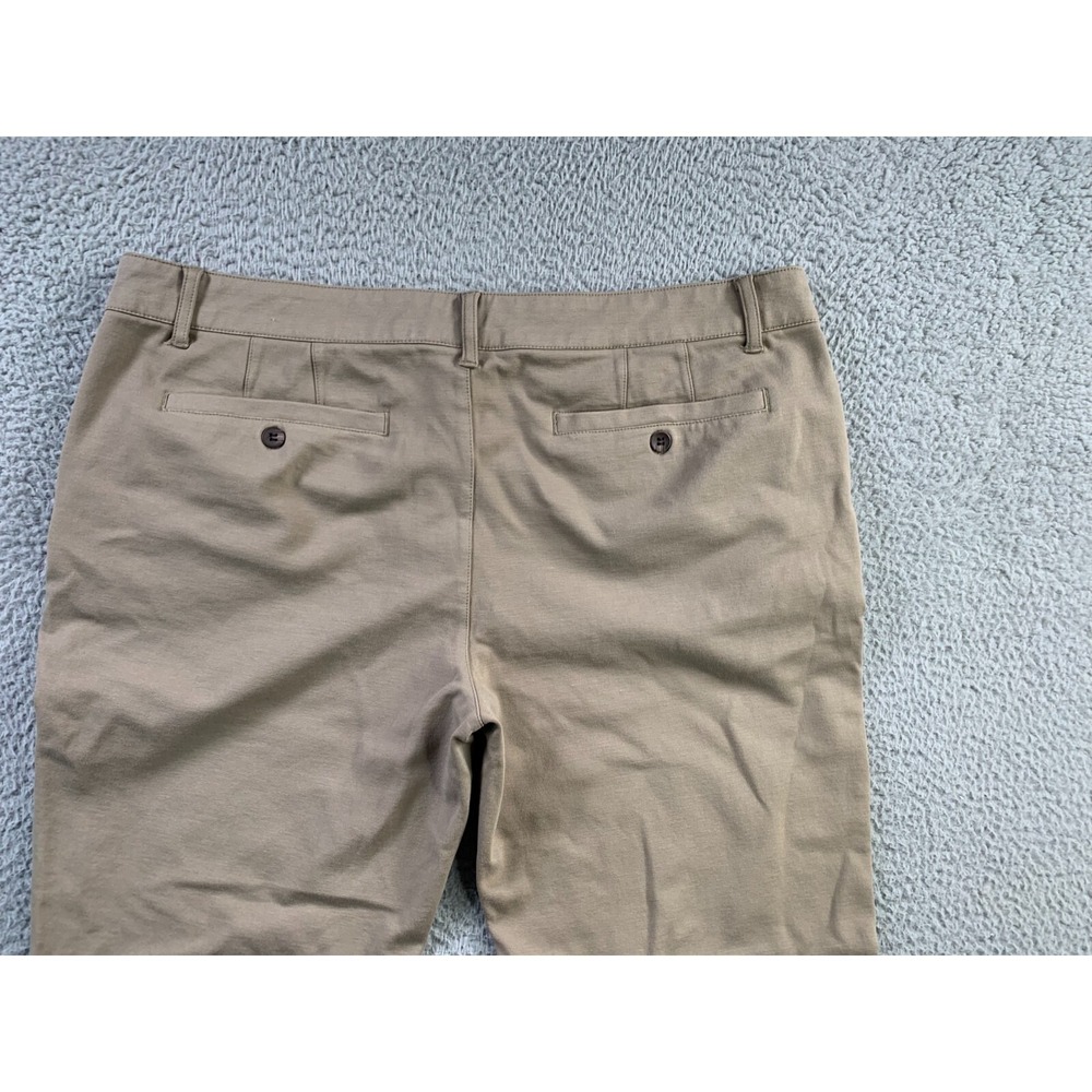 True Classic Pants Mens 40x27 Beige Soft Stretch Comfort Casual Chino - Picture 11 of 13